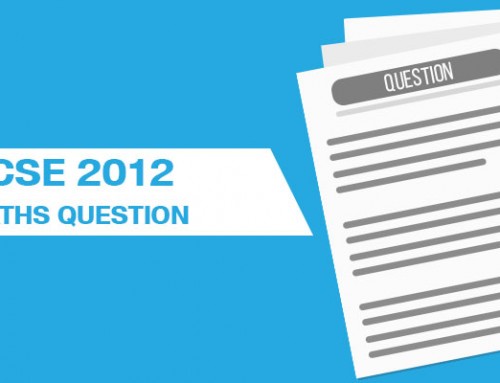 ICSE 2012 MATHS Question