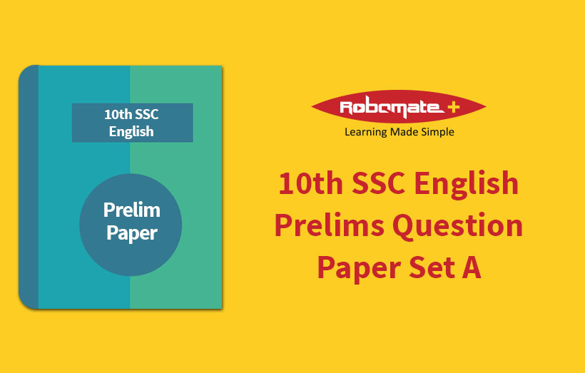 10th SSC English Prelims Answer Paper Set A