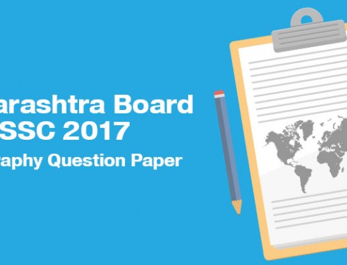 Maharashtra Board SSC 2017 Geography Question Paper