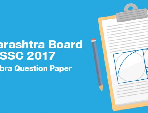 Maharashtra Board SSC 2017 Algebra Question Paper
