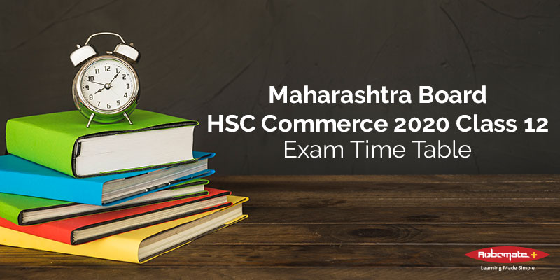 Time Table HSC Commerce 2020