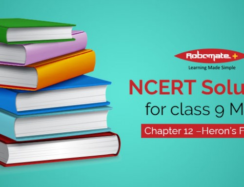 NCERT Solutions for Class 9 Maths Chapter 12 – Heron’s Formula