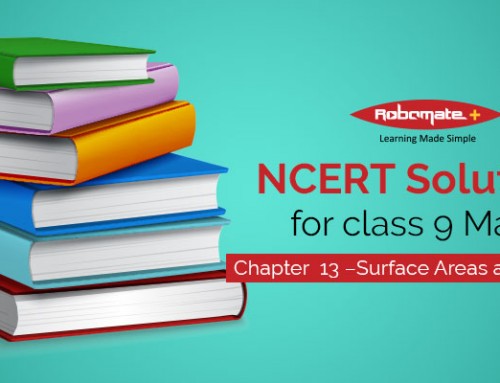NCERT Solutions for Class 9 Maths Chapter 13 – Surface Areas and Volumes
