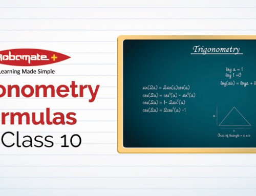 Trigonometry Formulas for Class 10